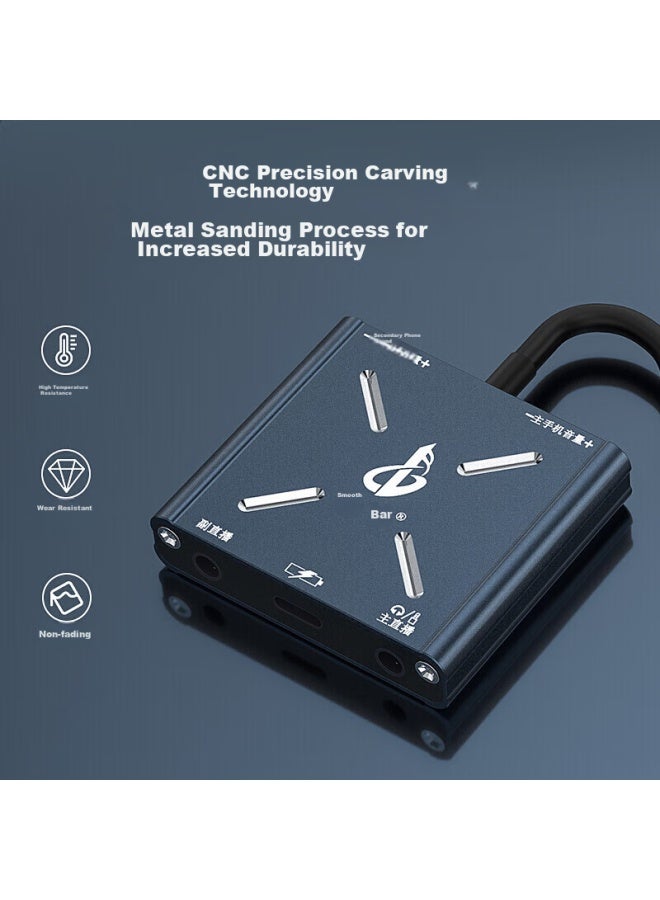 Live Stream No.1 Gray Apple Version, Mobile Otg Transfer Adapter, Mobile Singing, Recording, Internal And External Sound Card, Speaker Adapter, Lightning Interface - Image 5